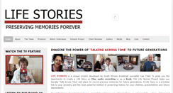 Desktop Screenshot of lifestories.co.za