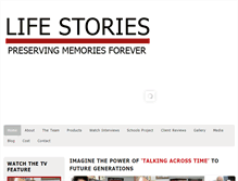 Tablet Screenshot of lifestories.co.za